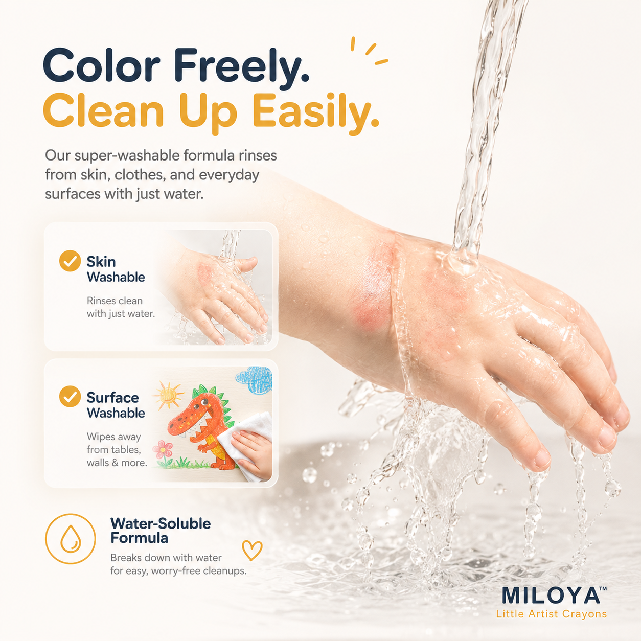 MILOYA™ Little Artist Crayons