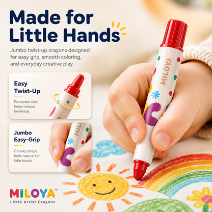 MILOYA™ Little Artist Crayons