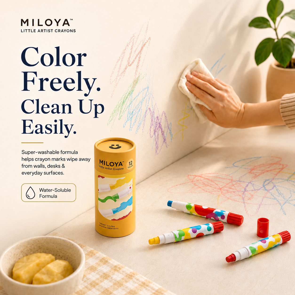 MILOYA™ Little Artist Crayons