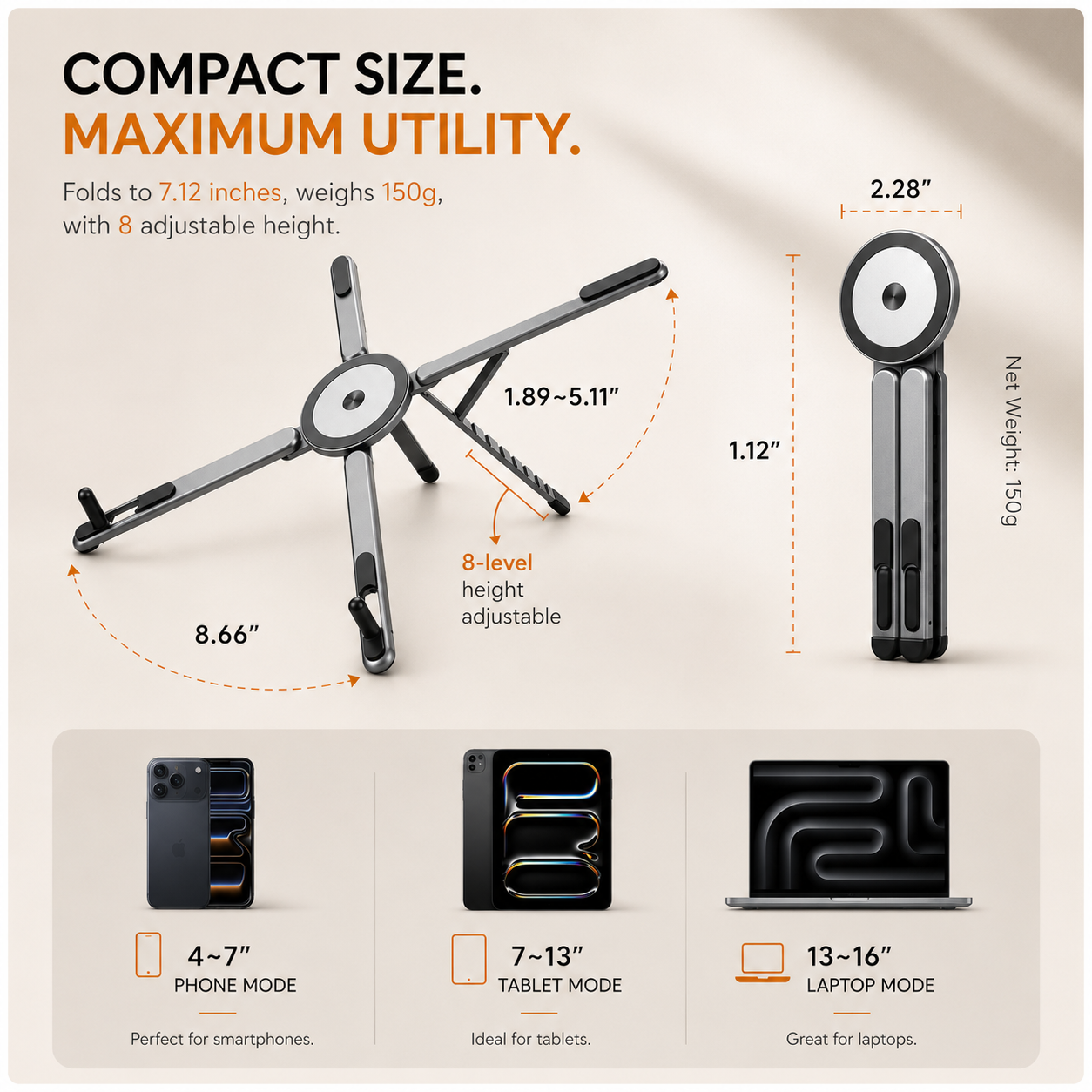 LEVOR™ FoldStand Pro