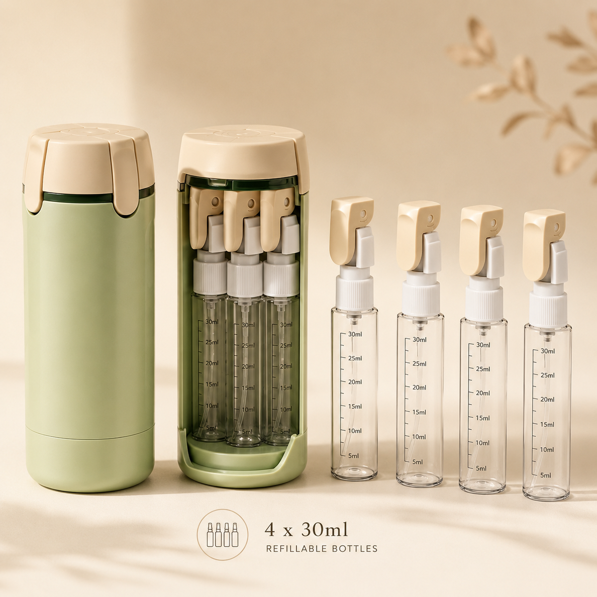 ORVIA™ 4-in-1 Travel Dispenser