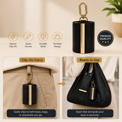 LÉORA™ Charm Tote | Luxury Foldable Everyday Bag