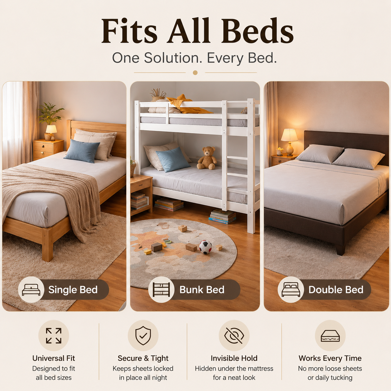 BedLock™ Bedsheet Grippers