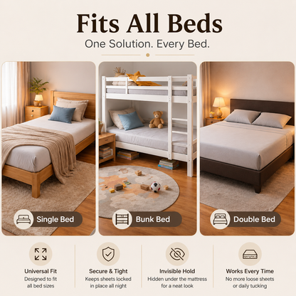 BedLock™ Bedsheet Grippers