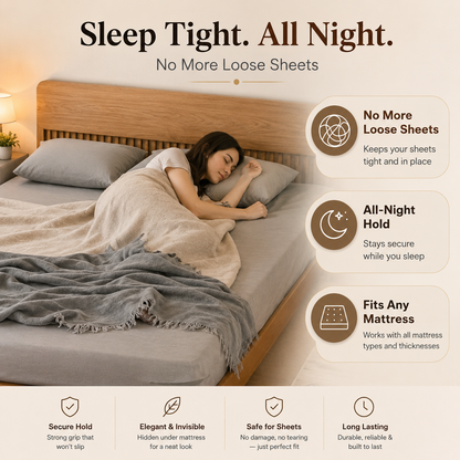 BedLock™ Bedsheet Grippers