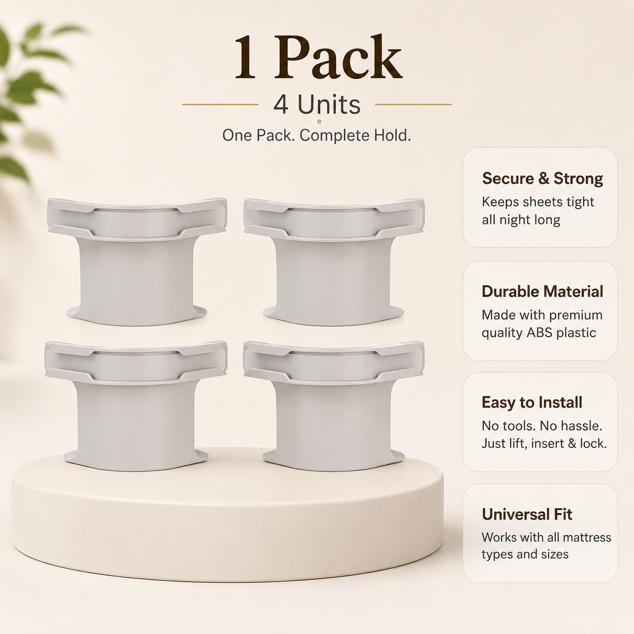 BedLock™ Bedsheet Grippers