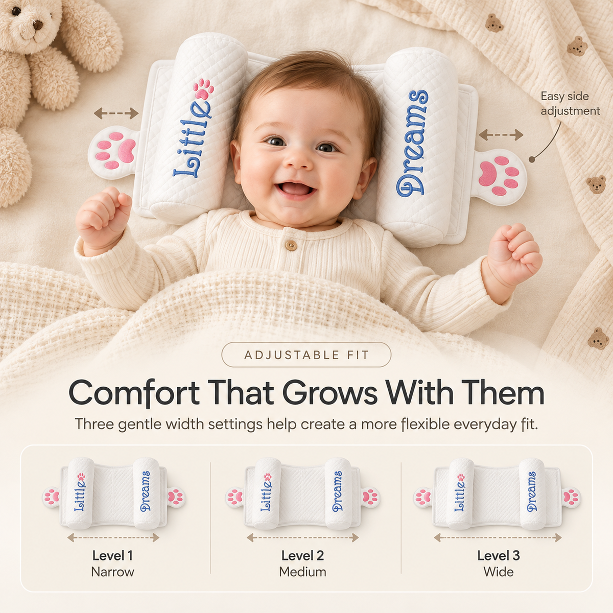 MIVELA™ Baby Comfort Pillow