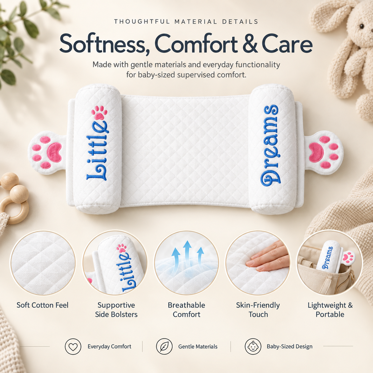 MIVELA™ Baby Comfort Pillow