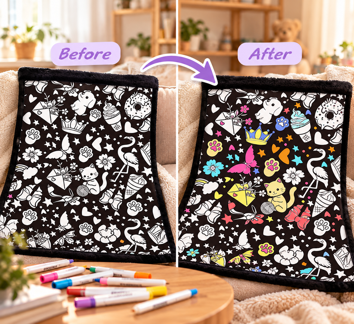 COZORA™ Creative Coloring Blanket