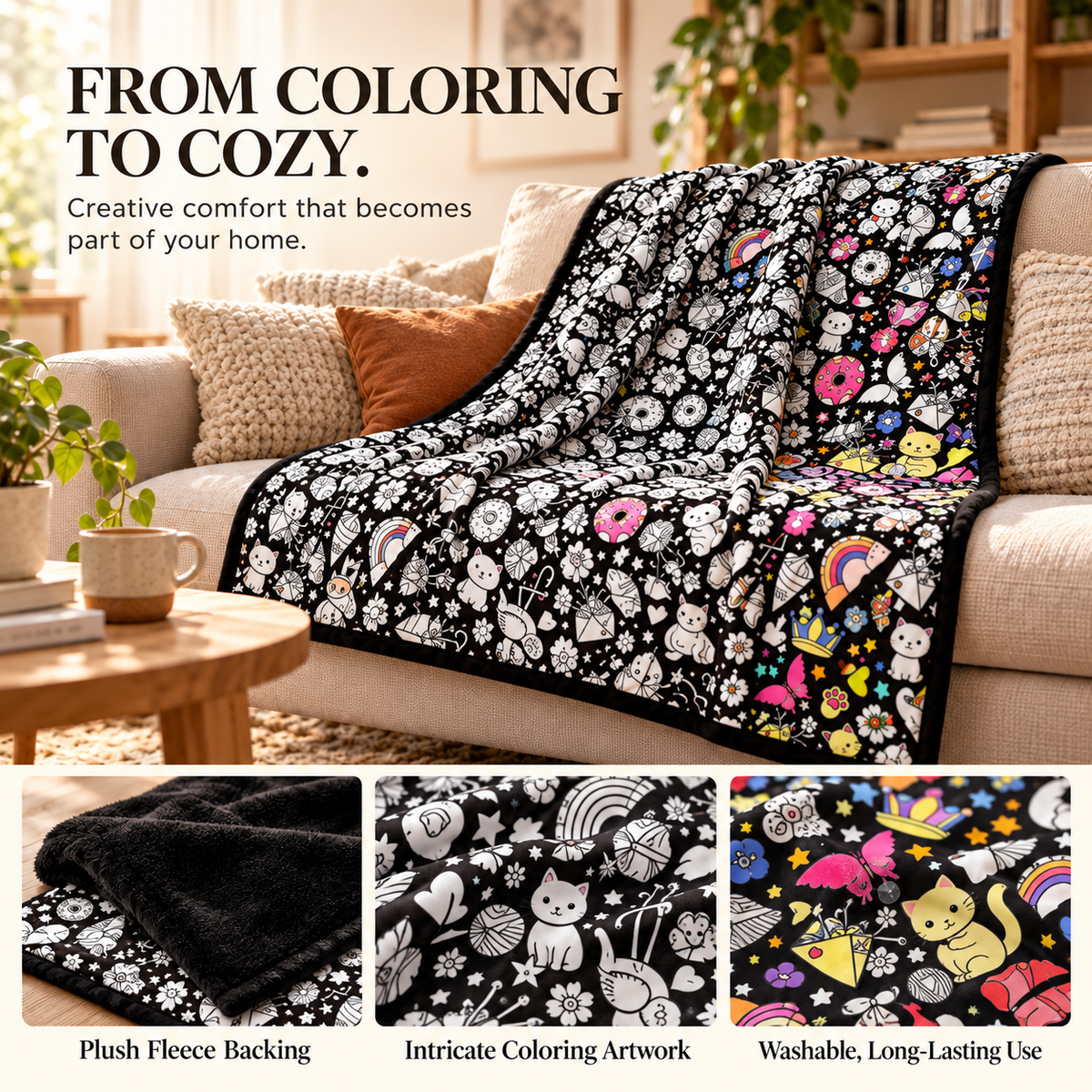 COZORA™ Creative Coloring Blanket