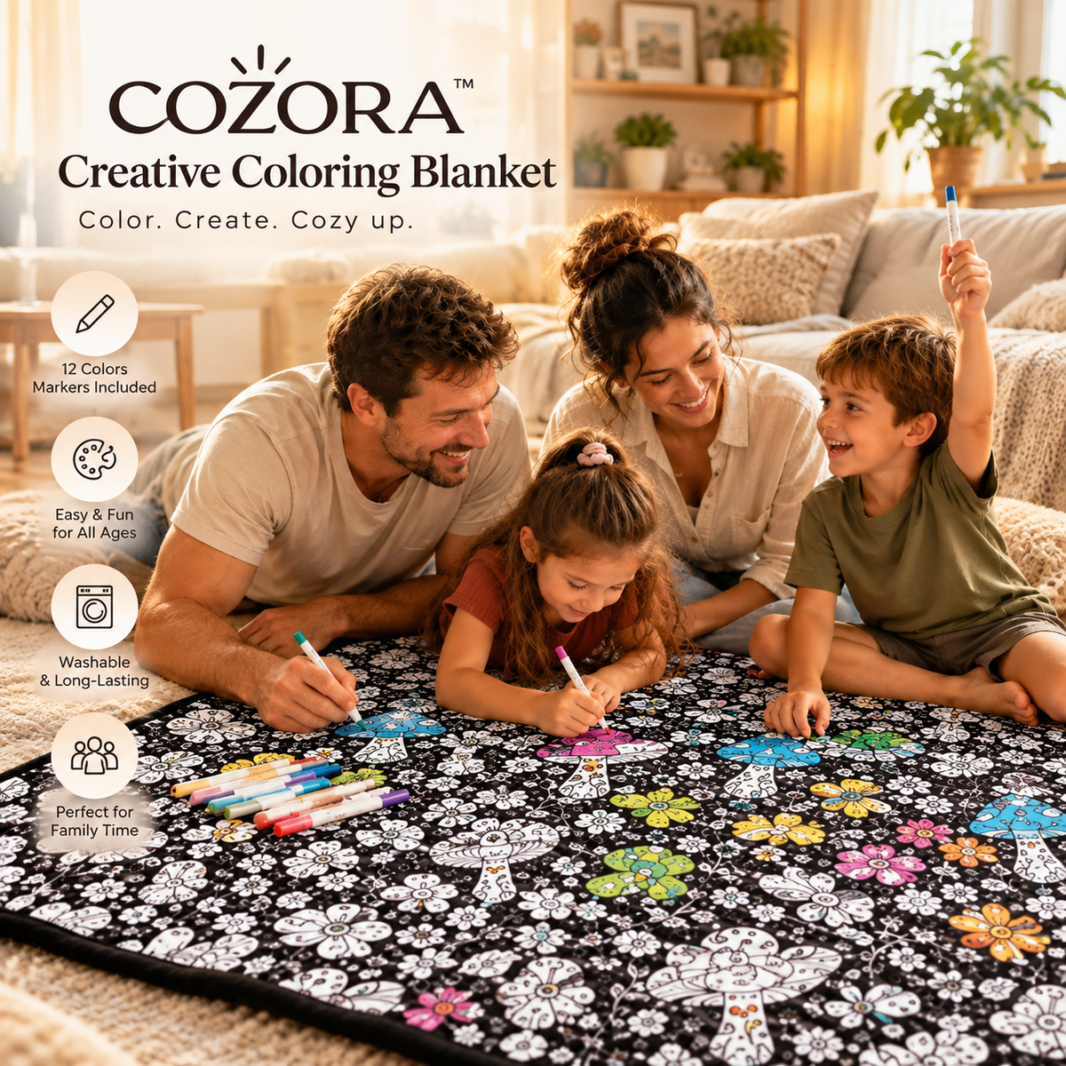 COZORA™ Creative Coloring Blanket