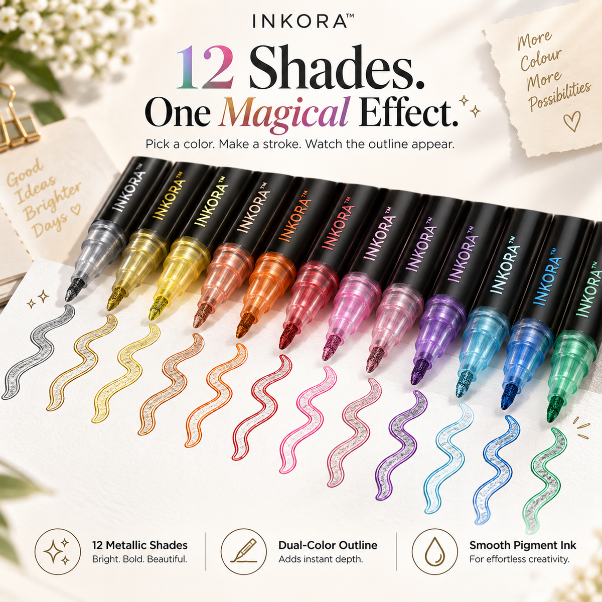 INKORA™ Magic Outline Pens