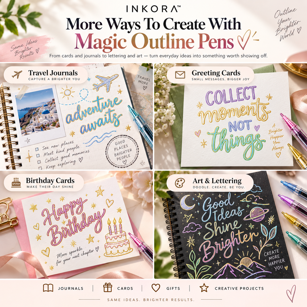 INKORA™ Magic Outline Pens