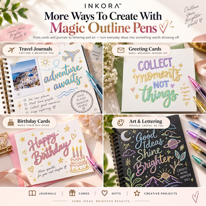 INKORA™ Magic Outline Pens