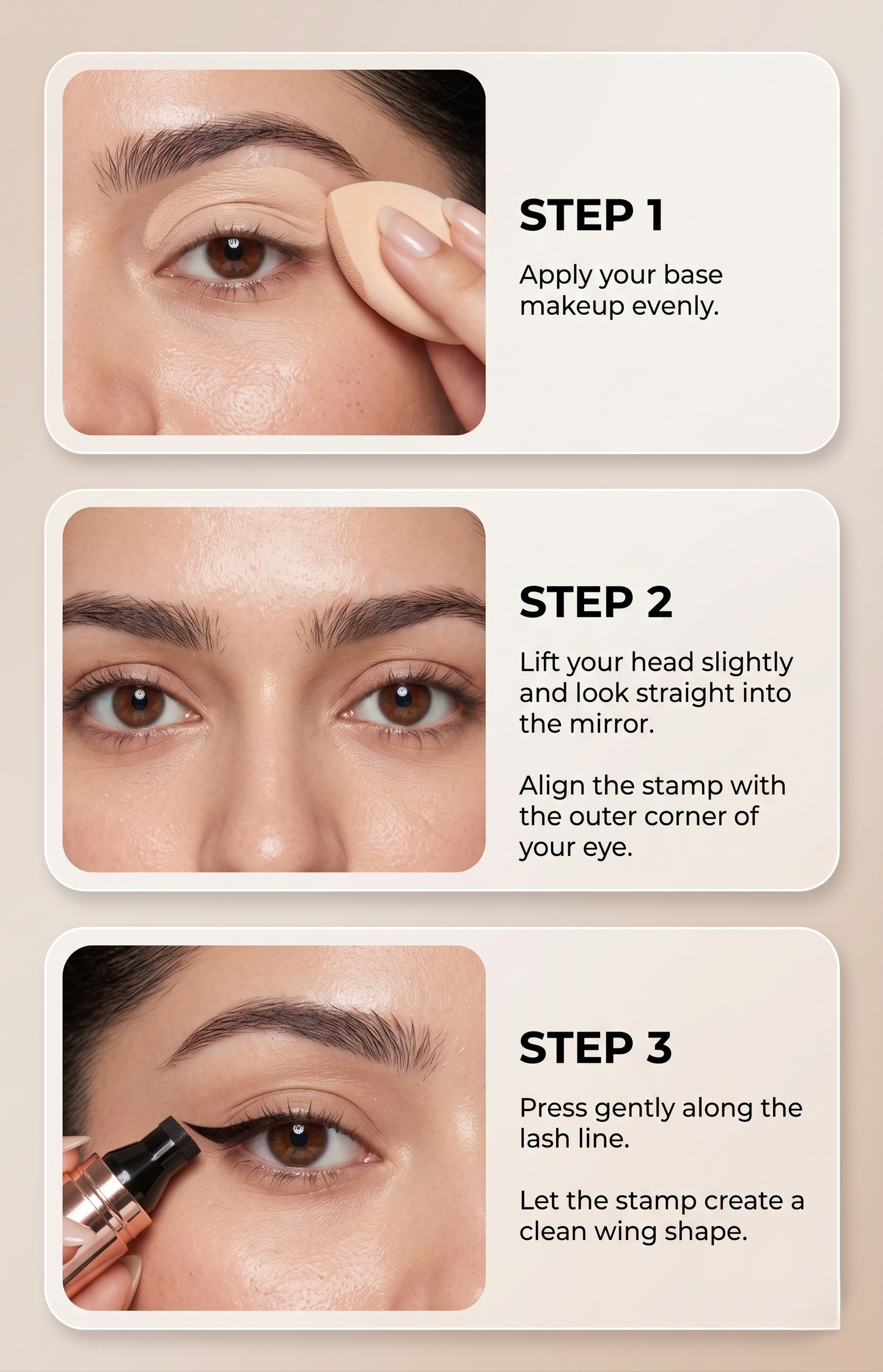 Wingora™ Dual-End Eyeliner Stamp