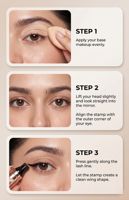 Wingora™ Dual-End Eyeliner Stamp